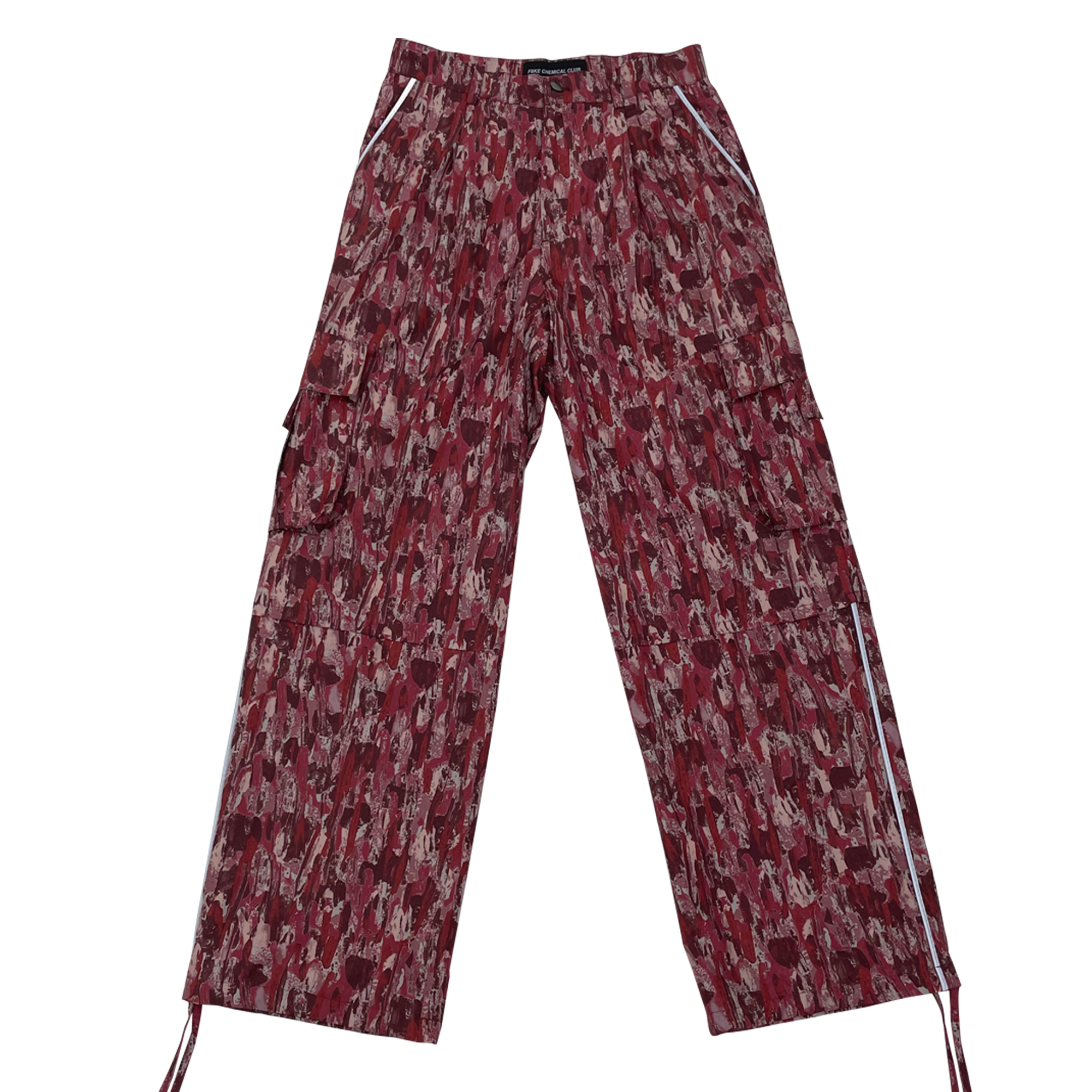 Flame Patterned Cargo Pants