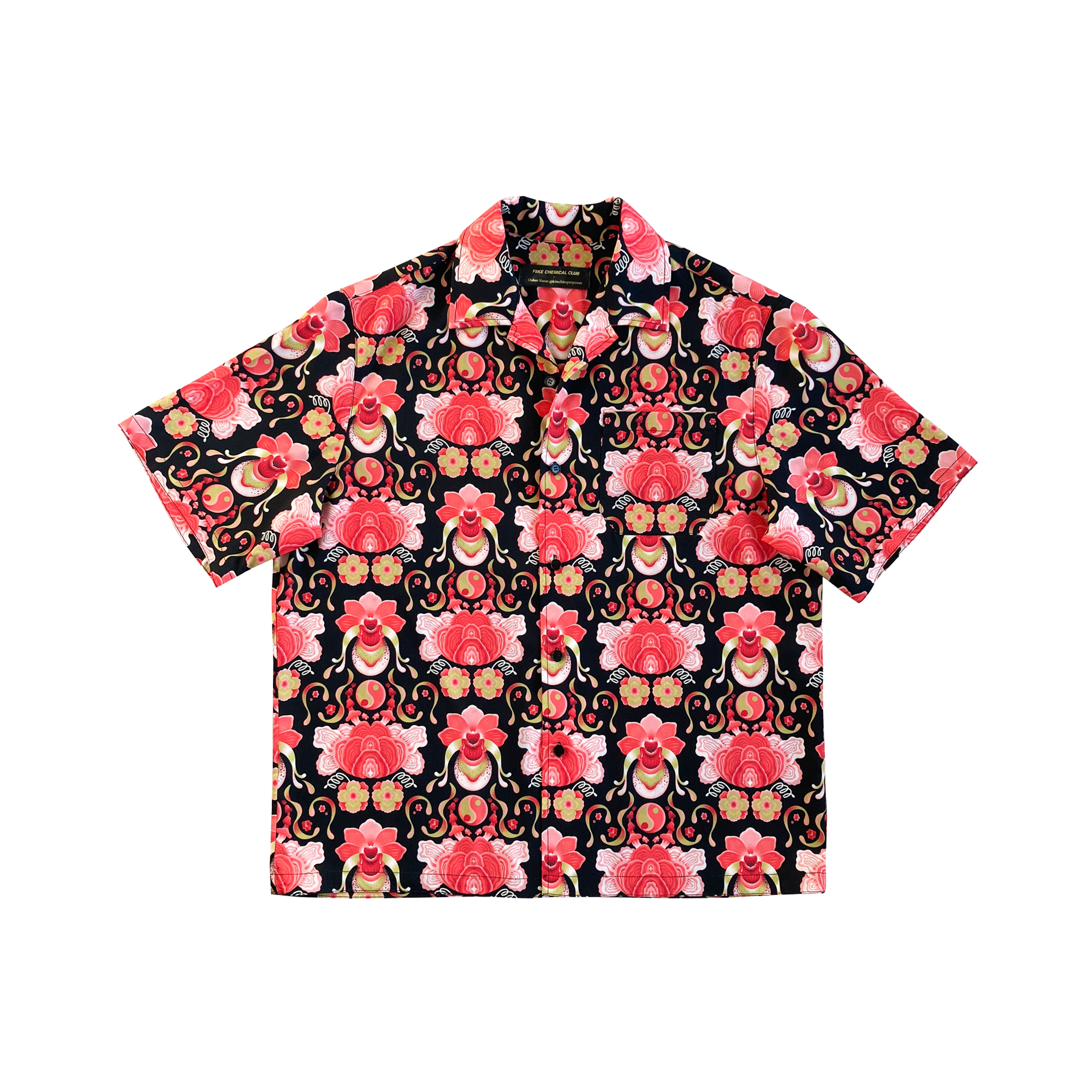 Wild Flower Shirt Black