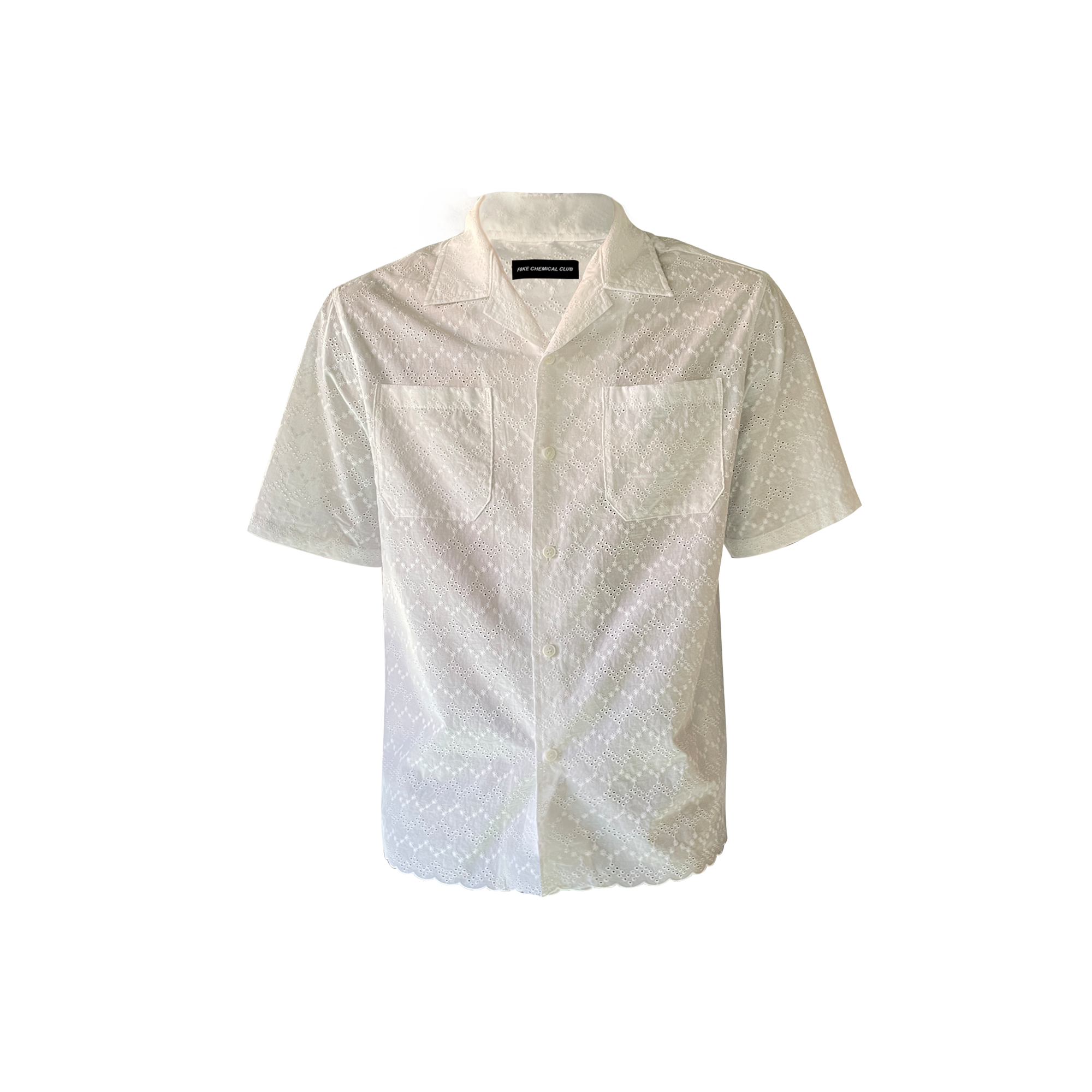 White Stella Embroidered Shirt